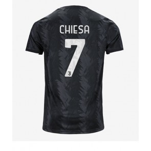 Juventus Federico Chiesa #7 Bortedrakt 2022-23 Kortermet